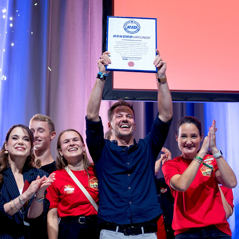 Benjamin Teuber mit Rekord Urkunde