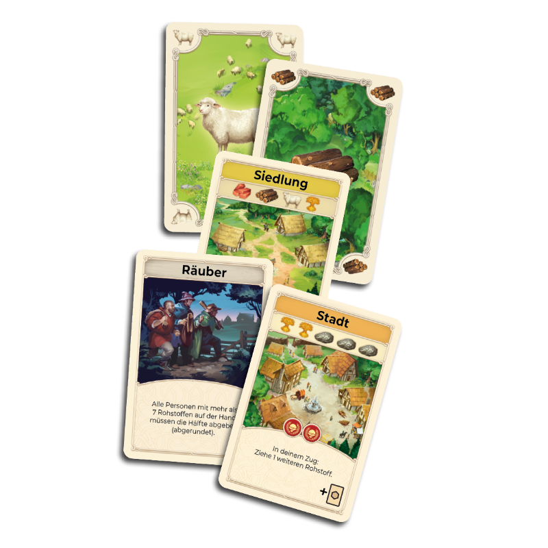 Karten aus CATAN - Das Kartenspiel